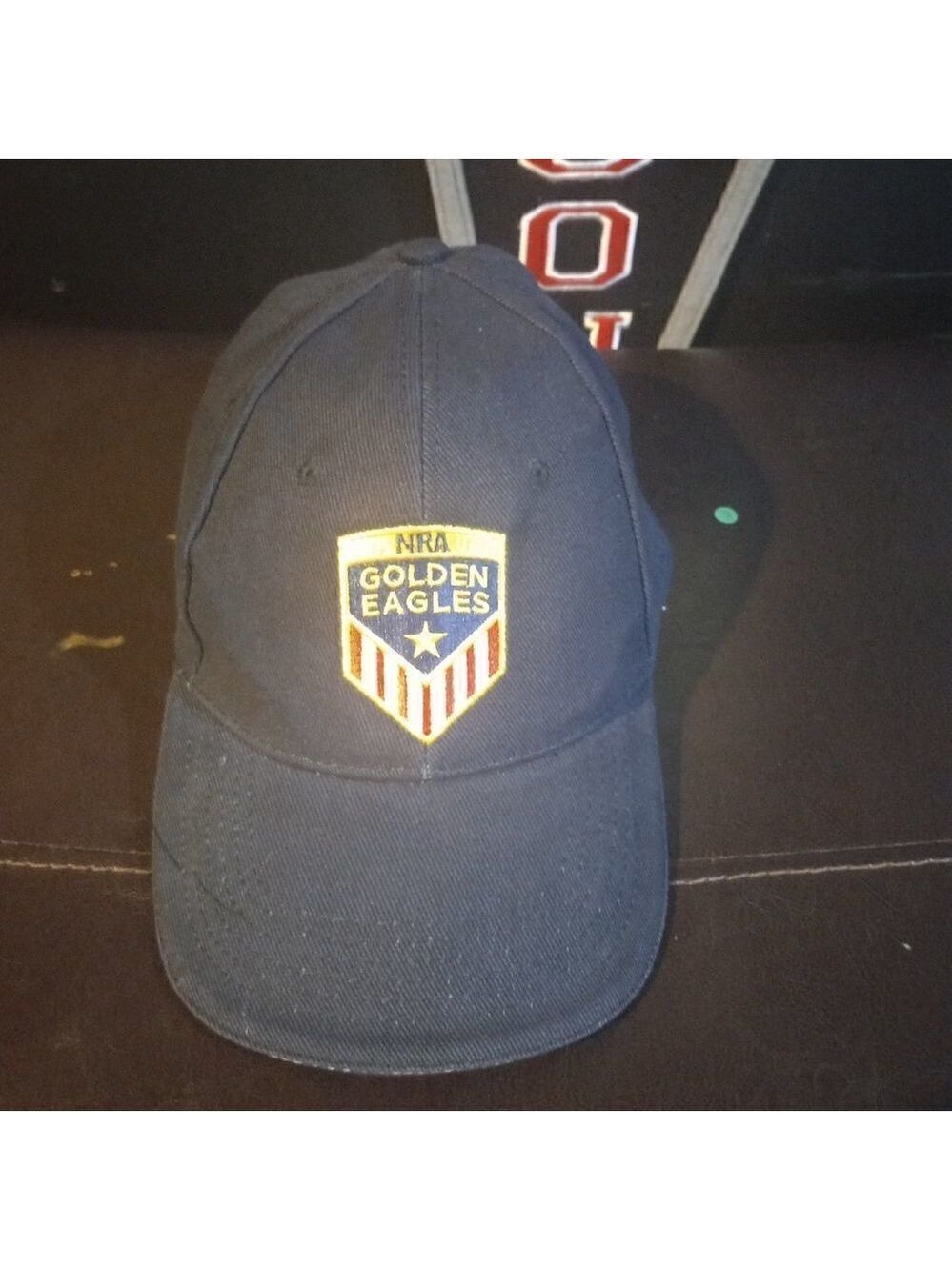 NRA Golden Eagles Blue Adjustable Fit Hap Cap